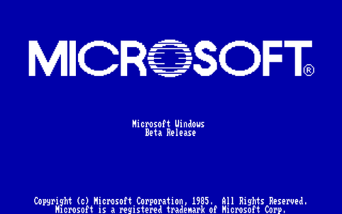 Windows 1.0 Beta - Computer History Wiki