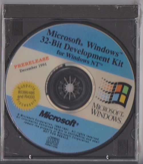 Windows NT 3.1 December 1991 beta - Computer History Wiki