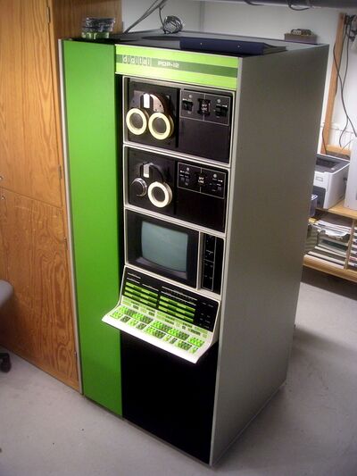 PDP-12 at the Update Computer Club at Uppsala University, Uppsala, Sweden
